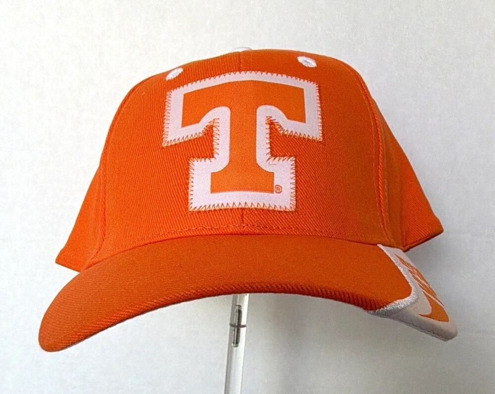 Tennessee Volunteers Orange/White Adjustable Cap "T" Logo Officially Licensed